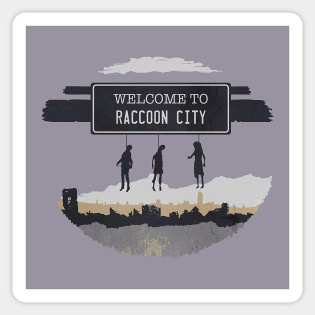 Welcome to Raccoon City Sticker by mycool